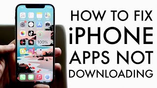 How To FIX iPhone Apps Not Downloading! (2021)