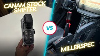 Introducing the Miller Spec Sequential Shifter for the CanAm Maverick R is it better than stock?