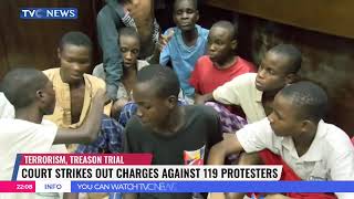 Nigerian Federal High Court Strikes Out Treason Charges Against 119 Protesters