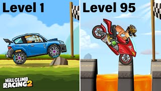 Hill Climb Racing 2 - SKILL From LvL 1 To LvL 100 (WHAT'S YOUR LEVEL?)