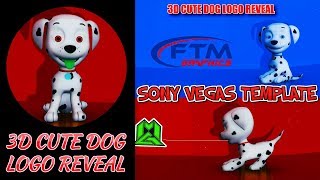 Sony Vegas Intro Template Free download - 3D Cute Dog Logo reveal