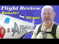 Flight Review - American Airlines Bonaire to Miami - Main Cabin Extra