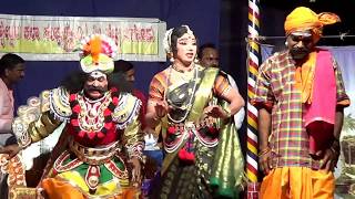 Yakshagana -- Tulu -  Kaada Mallige - 1 - Kannadikatte - Kodapadavu - Kadaba - Bayaru