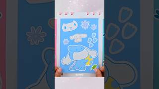 Sanrio Dinosaur Edition Cinnamoroll | 시나모롤 공룡 버전스티커북 | Sticker ASMR🐶