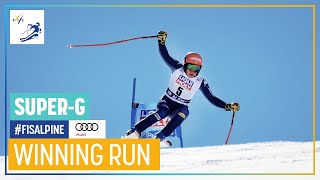 Federica Brignone | 1st place | Val di Fassa | Women's Super-G | FIS Alpine