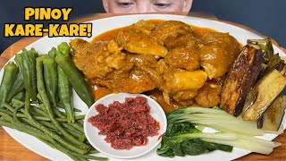 PORK Kare Kare Mukbang Asmr | Filipino Food Mukbang Philippines