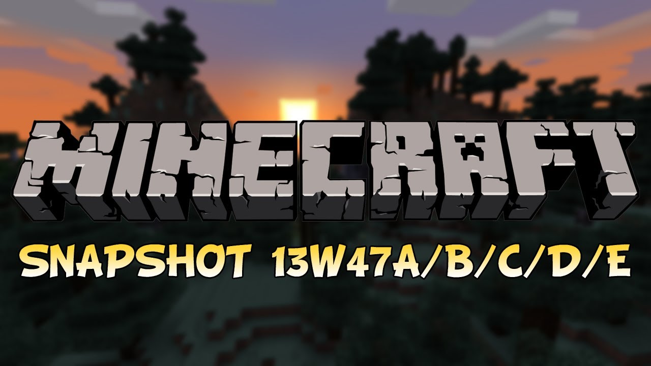 Minecraft Snapshot 13w47a/b/c/d/e [ITA] - YouTube