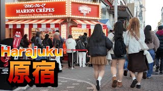 【４Ｋ60】walk in Harajuku【原宿をお散歩】2025年1月18日