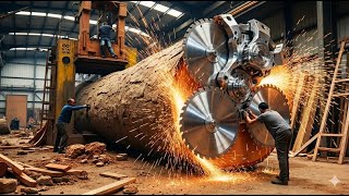 Processing Massive Ancient Timber in a Modern Factory: How It’s Made | Inside the Factory