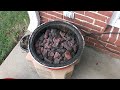 brinkmann electric smoker cleaning demonstration