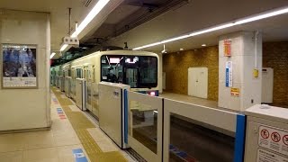 小田急新宿駅のホームドア　シンプルです