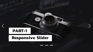 [1/2] Responsive Image Slider | HTML , CSS & JavaScript