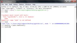 Learn Python Programming Tutorial 13 | Reading Text