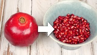 The BEST Way To Open \u0026 Eat A Pomegranate