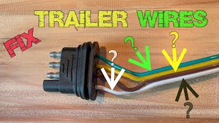 Trailer wiring fix repair replace