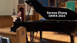 Serena Zhang — OMFA Provincials 2023 — Level 10 Piano