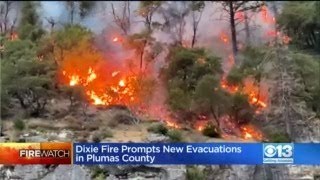 Dixie Fire Forces Evacuations In Plumas County