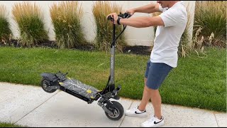 Test Riding the 6000w Electric Scooter —— The Ultimate Ride for Speed and Comfort ！