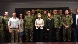 German Minister of Defense Visits Army Europe Headquarters