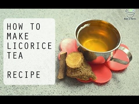 How To Make Licorice Tea - Recipe | Bowl Of Herbs How To Make Licorice Tea - Recipe | Bowl Of Herbs