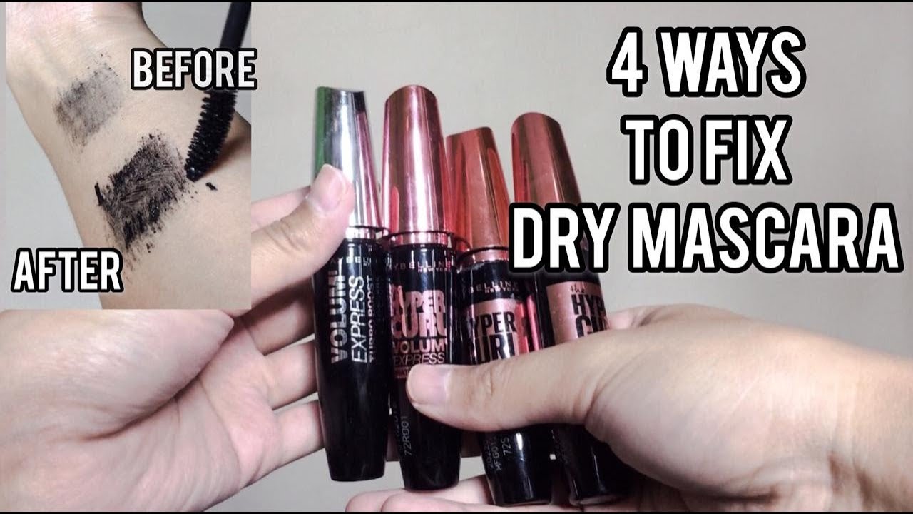 4 CARA MENCAIRKAN MASKARA KERING (4 WAYS TO FIX DRY MASCARA) # ...