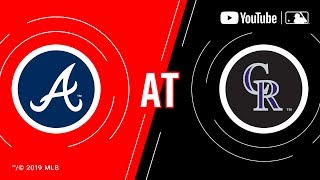 Braves at Rockies 8/26/19 | MLB Game of the Week Live on YouTube