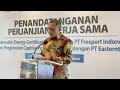 PLN Tandatangani PKS Renewable Energy Certificate (REC) Dengan PT Freeport Indonesia