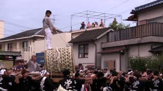 2012.8.14(火)・金岡神社大太鼓・宮入り「堂之辻」（大阪府堺市）