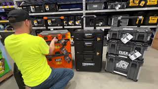 Comparing KLEIN, TOUGHBUILT \u0026 FLEX Modular Tool Boxes At LOWE’S