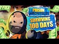 Surviving 100 Days In Prison Architect Hardcore! Legendary Prisoners, Gang Wars Here's What Happened