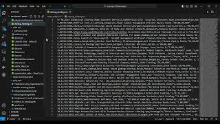 Prediction using Supervised Machine Learning project through Visual Studio Code