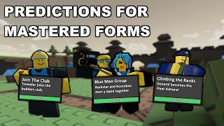 My Predictions for Mastered Forms in Doomspire Defense