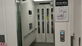 2連発 FUJITEC elevator フジテックエレベーター 加美駅 JR西日本大和路線