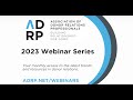 March ADRP Webinar