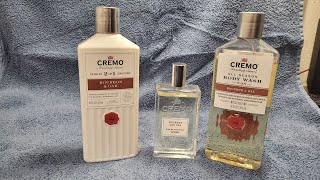 Cremo body wash and shampoo. The fragrance hat trick!