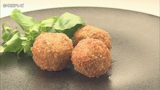 食卓のひみつ「残り物が大変身！イタリア風クリームコロッケ」キャッチ! 2019/7/10放送