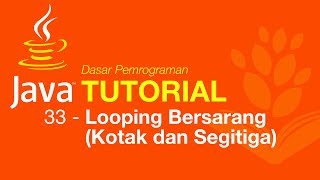 Learn Java [Basic] - 33 - Nested Loops (Square and Triangle)
