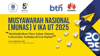 Pengukuhan Ketua Umum Masa Bakti 2025-2030 \u0026 Penutupan Munas Ke-V IKA UT Tahun 2025