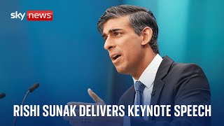 Watch live: Prime Minister Rishi Sunak delivers speech at Global Investment Summit