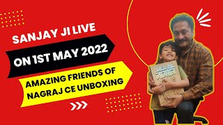 Sanjay Ji Live on 1st May, 2022 | Unboxing Amazing Friends Of Nagraj | Raj Comics by Sanjay Gupta