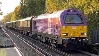 Class 67 | 67007 Platinum Jubilee + 67024 | Oxford \u0026 Blenheim Palace | Martins Heron | 06/10/22