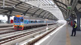 ดีเซลรางแดวูวิ่งทดสอบผ่านสถานีรถไฟฟ้าวัดเสมียนนารี DMU test run on SRT red line