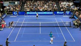 BNP Paribas 2012 Showdown   Roddick vs Federer  HD