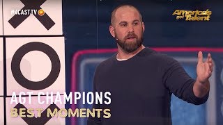 Jon Dorenbos: The former football player mystifies the judges with tic-tac-toe magic!