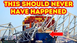 🚨UNSEEN Footage of the Baltimore Bridge Collapse! Should This Ship Have Been in