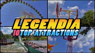 LEGENDIA 10 Najlepszych Atrakcji - LEGENDIA Amusement Park 10 Top Attractions - Poland (4k)