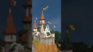 how to build a castle in minecraft #shorts #minecraft #shortvideo