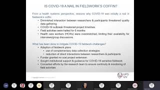 Fieldwork in the time of Covid 19
