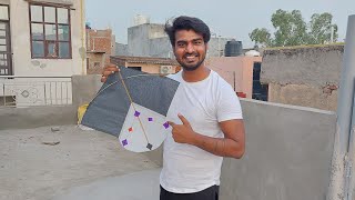 Desi Kite Flying 🪁 देसी पतंगबाजी - Ablaksh Pandey Vlogs | Patangbaaz in India by Indian Boy