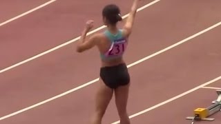 大東大、青学／ 2015日本インカレ陸上 女子 4×100mリレー予選2組